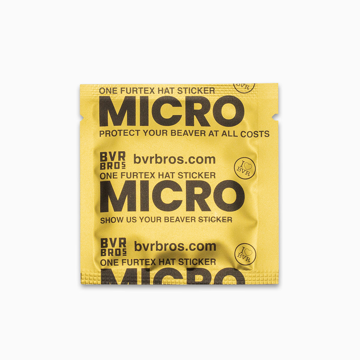 I ❤️ BVR Hat Sticker 3 Pack