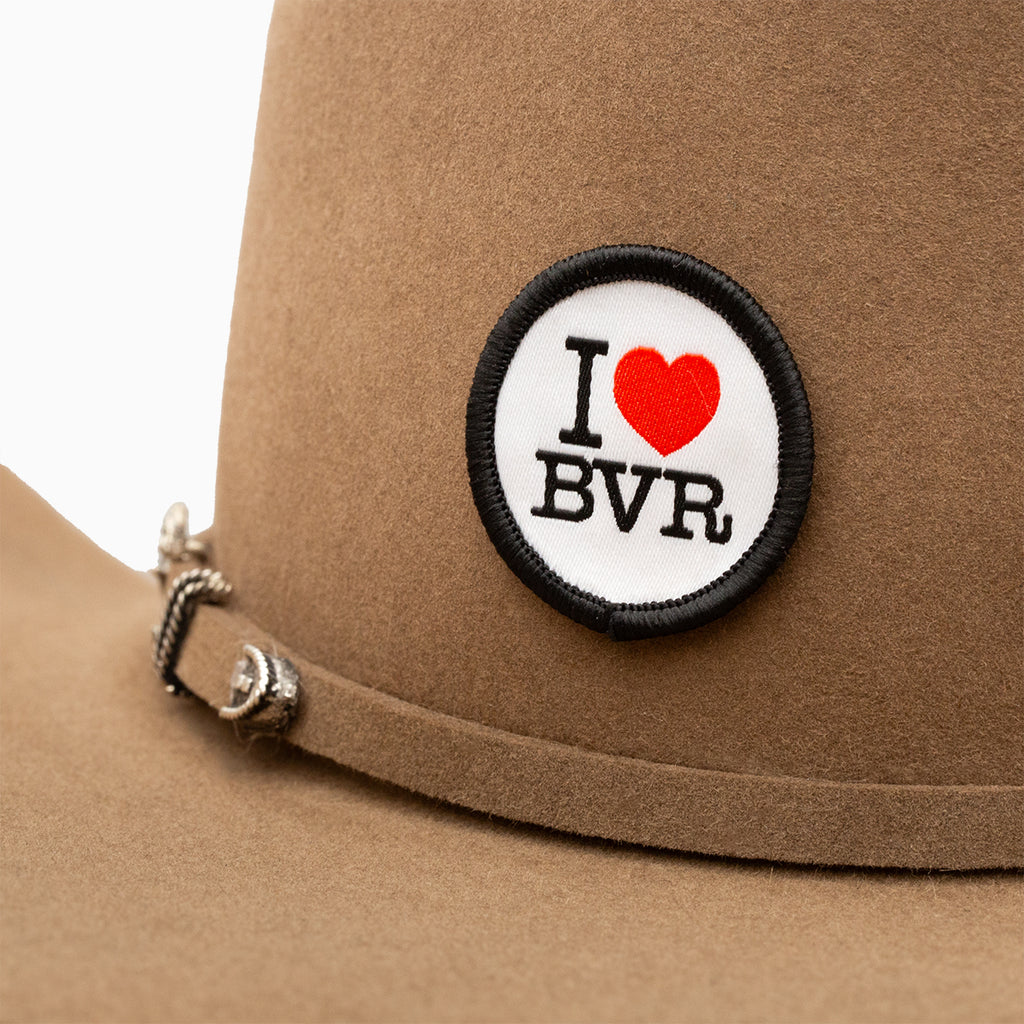 I ❤️ BVR Hat Sticker