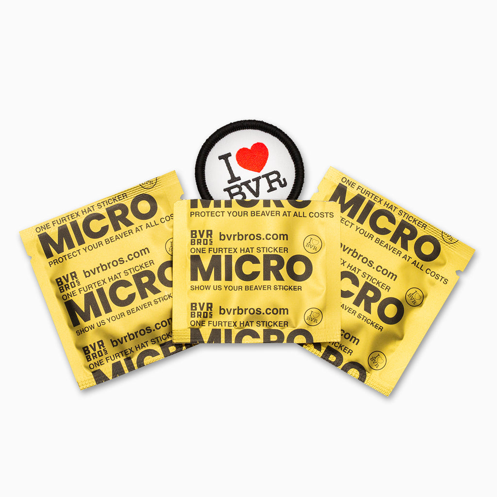 I ❤️ BVR Hat Sticker 3 Pack